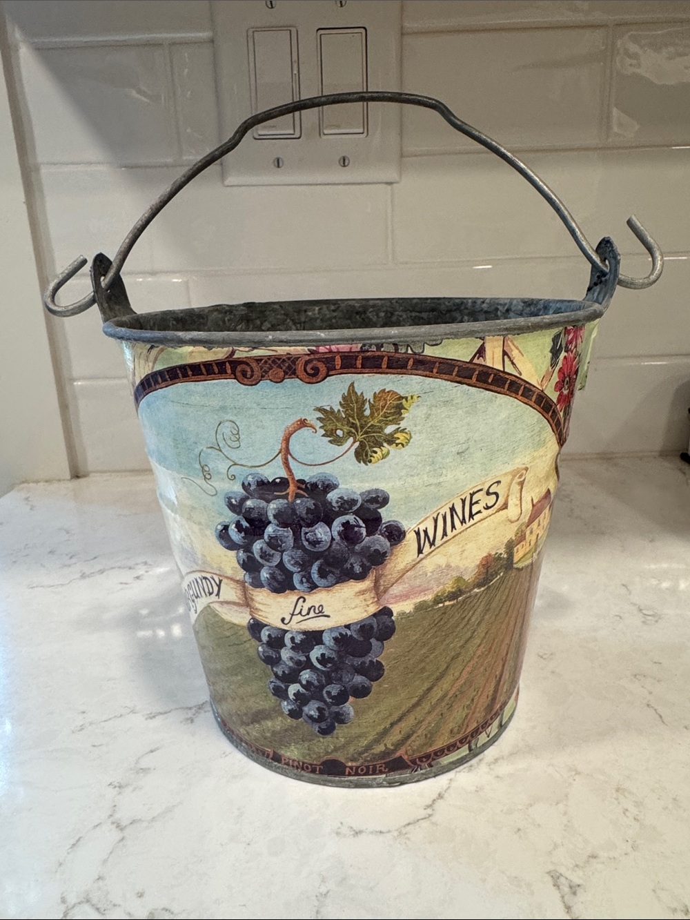 Decorative Grapevine Wine Bucket - Macbeth Margaret Joseph’s collection